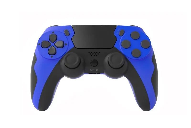 HandsCross GAMINJA P48 wireless gamepad in blue and black compatible with PS4 PC and PS3