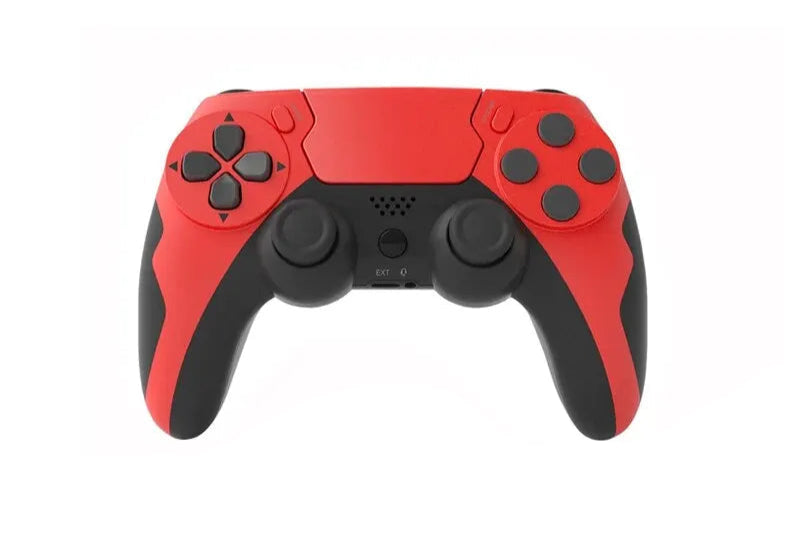 HandsCross GAMINJA P48 wireless gamepad in red and black compatible with PS4 PC and PS3
